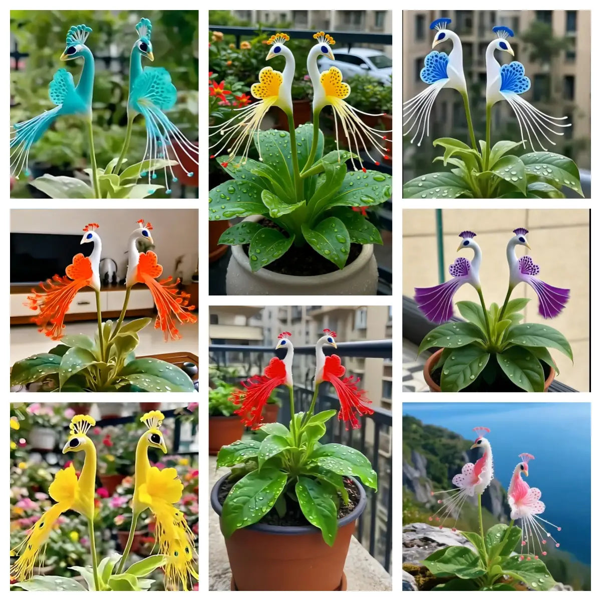🌸🌸 Peacock Flower Bulbs Seeds — Plant hope, watch splendor bloom!🌸🌸 🌱BUY 1 GET 1 FREE! 🌱