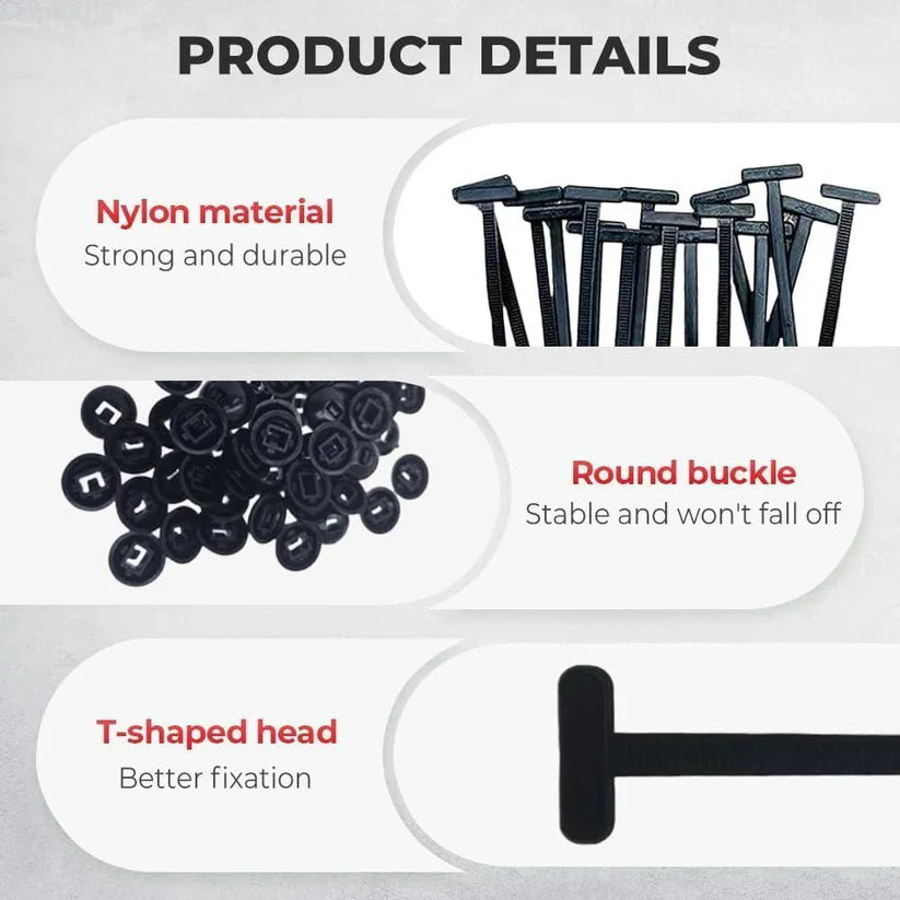 Last Day Clearance Sale 68% OFF🔥Nylon Universal Cable Tie Buckle (Pack of 30Pcs)