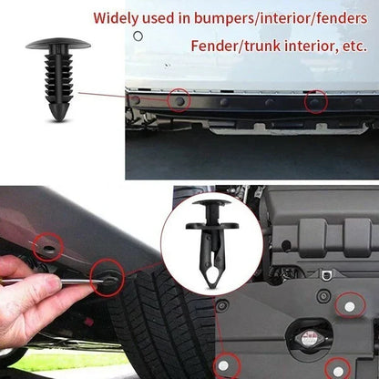 🔥 LAST DAY 49% OFF – 100-pack universal screw clamps – Suitable for car fenders, door panels, C05 C20 C32 B01 D02 A16 car parts.