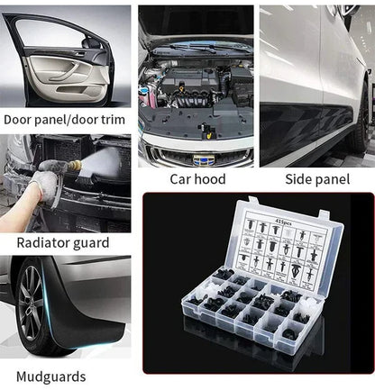 🔥 LAST DAY 49% OFF – 100-pack universal screw clamps – Suitable for car fenders, door panels, C05 C20 C32 B01 D02 A16 car parts.