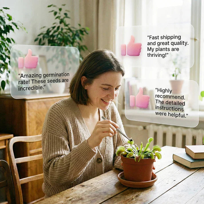 🌱【Amazing Venus Flytrap Seeds】—Grow Your Own Mini Carnivorous Monster!😱🌿🔥Buy 1 Get 1 Free🔥